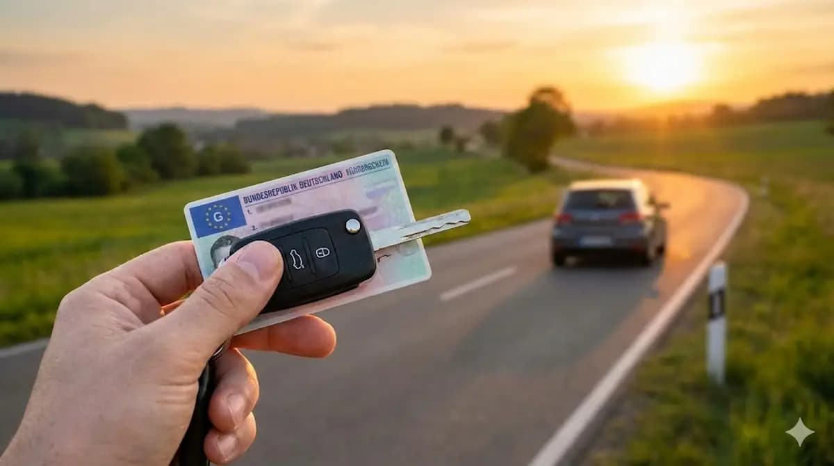 گواهینامه آلمانی به فارسی - راهنمای کامل گرفتن گواهینامه رانندگی در آلمان ۲۰۲۵